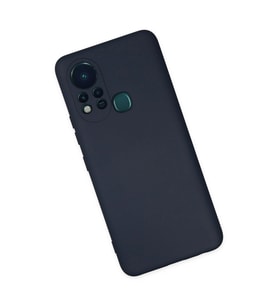 İnfinix Hot 11s Kılıf Nano İçi Kadife Silikon - Lacivert