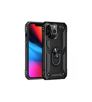 Apple İphone 14 Pro Kılıf Sofya Yüzüklü Silikon Kapak - Siyah