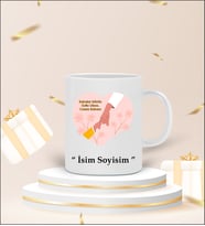 Kişiye Özel Babalar Günü Premium Kalite Kupa Bardak