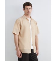 LC WAIKIKI Bej Regular Fit Poplin Erkek Gömlek