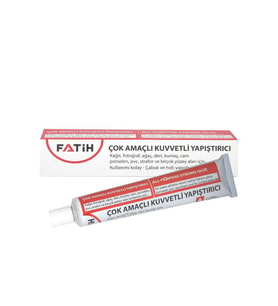 Sıvı Yapıştırıcı 90 Gr Tüp Fatih Çok Amaçlı Kuvvetli Yapıştırıcı 1 Adet (Renksiz)