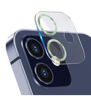 Binano iPhone 12 3D Pro Kamera Koruyucu Açık Yeşil