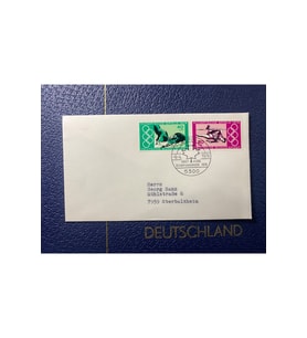 ALMANYA İLK GÜN DAMGALI ZARF ERSTAUSGABE OLYMPİAMARKEN 1976 OLYMPİSCHE SPİELE BONN FDC DEUTSCHLAND