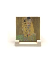 Öpücük (Gustav Klimt, 1907) Baskılı Taş Masaüstlük 10X10