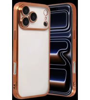 Pilelistore   Apple iPhone 17 Pro Max  Lensli Silikon - Turuncu
