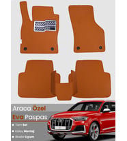 AUDİ Q7 (2005-2015) Uyumlu EVA Paspas Tam Set–Araca Özel,Su Geçirmez,Hızlı ve Kolay Montaj