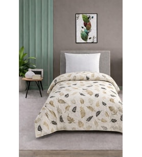 Kişilik Pike Yatak Örtüsü%100 Pamuk 170x230 Mavi Kareli