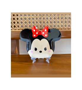 Minnie Mouse Mickey Kahvaltı Servis Yemek Tatlı Meyve Tabağı Tabak 12 cm Mika Bebek Çocuk Yetişkin - Yeşil