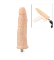Hızlıexpress Otomatik Makina 20cm Kıkırdaklı Bükülebilen Realistik Penis Dildo