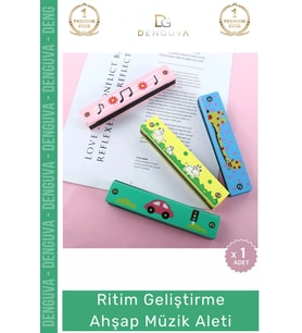 #Mızıka Doğal Ahşap Mızıka Eğitici Ritim Geliştirici Güvenli Çocuk Ahşap Müzik Aleti