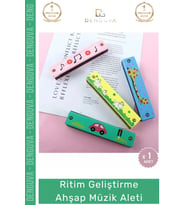 #Mızıka Doğal Ahşap Mızıka Eğitici Ritim Geliştirici Güvenli Çocuk Ahşap Müzik Aleti