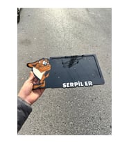 Motor Pleksi Plakalık Özel Tasarım (Tazmanya canavarı)