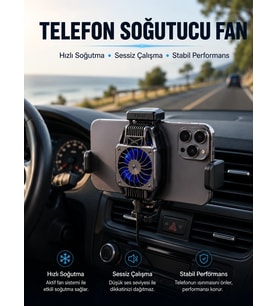 Telefon Soğutucu Fan Aktif Soğutma Sistemi İle Güçlü
