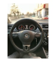 Volkswagen Jetta 2011-2014 Araca Özel Direksiyon Kılıfı (DERİSİ SÖKÜLÜP YAPILMASI GEREKİYOR)