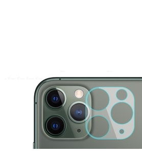 Apple iPhone 11 Pro 3D Full Kamera Koruyucu (Renksiz)