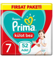 Prima Külot Bez Fırsat Paketi 7 Beden 52 Adet