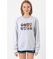 Top Gun Maverick Badge Layout Group Grimelanj Kadın 2ip Sweatshirt