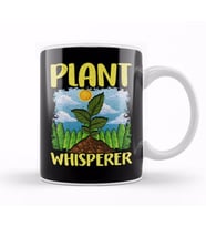 Cute & Funny Plant Whisperer Gardening Pun Kupa Bardak Porselen