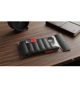 iPhone 11 Uyumlu Siyah Puffer Şişme Silikon Kılıf, Yumuşak Doku Darbe Emici Esnek Kapak