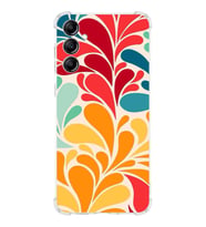 PrintiFy Samsung Galaxy A24 Uyumlu Retro Color 5 Baskılı Şeffaf Köşe Korumalı Antişok Kılıf