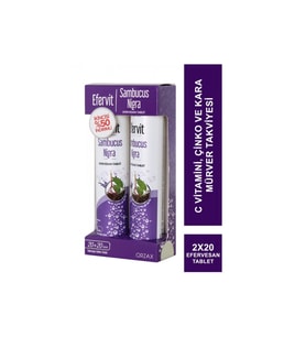 Efervit Sambucus Nigra İkili Tablet 20+20