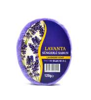Lavanta Özlü Süngerli Sabun Banyo Duş Sabunu 120 G
