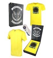 PUMA FENERBAHÇE LOGO SARI TSHIRT BİLEKLİK HEDİYELİ LAZER AHŞAP KUTU