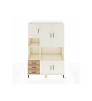 Hyperion Dolap 9 Raflı 3 Çekmeceli 5 Kapaklı 132x44x195 Aytaşı-Aytaşı/Çam