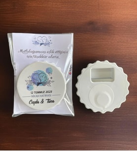 10 Adet Söz, Nişan, Nikah, Düğün Hediyesi Kapak Açacak Magnet Kart ve Ambalajlı Tek Tek (kpkmg8)