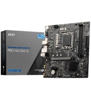 MSI PRO H610M-G DDR5 M2 PCIe NVME HDMI PCIe 16X v4.0 1700p mATX