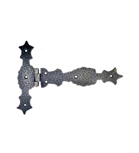 Antika Tarz Dekoratif Pirinç Kuyruklu Zambak Menteşe - 175x248 Mm, Oksit
