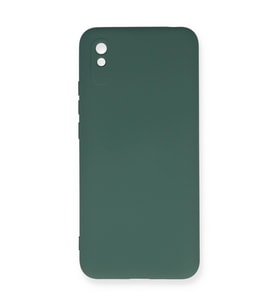 Xiaomi Redmi 9a Kılıf Nano İçi Kadife Silikon - Koyu Yeşil