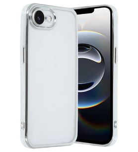 iPhone 16E Kılıf Razer Lensli Silikon - Gümüş