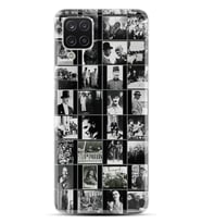 Samsung Galaxy A12 Uyumlu Desenli Silikon Resimli Atatürk Kolaj St-1330