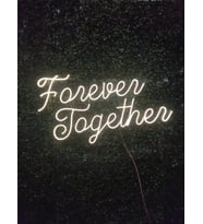 forever together neon tabela(70x35cm)