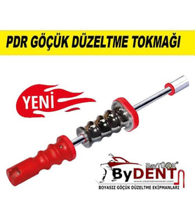 Pdr Göçük Düzeltme Tokmağı Vurdurtma Uzun Kısa Ayarlı Plastik Uç 1,4Kg
