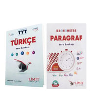 Limit TYT Türkçe ve Kronometre Paragraf Soru Bankası Seti 2 Kitap