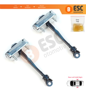 Toyota Avensis MK3 T27 T270 2009-2018 6863005050 İçin 2 EA Arka Sağ ve Sol Kapı Gergi Yayı