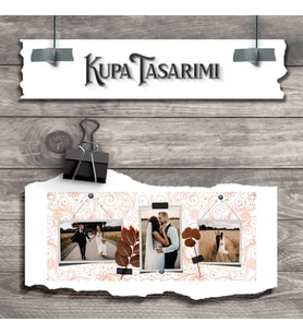 3 Fotoğraf Baskılı Kişiye Özel Sihirli Kupa Bardak