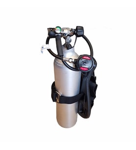 SET TEKNE SCUBA 7 L Çantalı Beuchat Regülatörlü