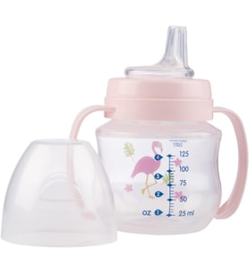 Baby 8690797107536 Akıtmaz Kulplu Bardak, 125 ml, Mavi