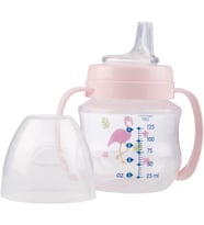 Baby 8690797107536 Akıtmaz Kulplu Bardak, 125 ml, Mavi