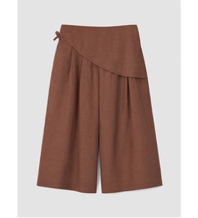 LCW Kids Kahverengi Rahat Fit Kız Çocuk Gabardin Pantolon