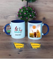 Patoloji Teknikeri Kupa Bardak Lacivert Fotoğraflı Tıp Bayramı Hediyesi Patoloji Teknikerleri Günü Hediyesi