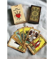 Mini Tarot Kartları, Antik Tarot Destesi 78 Kartlı