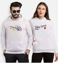 Tshirthane One Heart Love Sevgili Kombinleri Kapüşonlu Kombini (Tek Ürün Fiyatıdır.)