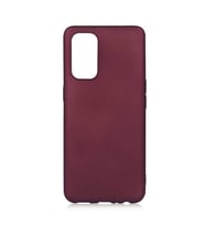 Oppo Reno 5 5G Uyumlu Kılıf Zore Premier Silikon Kapak (Mürdüm)