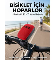 Taşınabilir Hoparlör Suya Dayanıklı Kumaş Kaplama