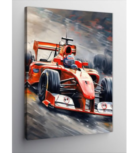 Kanvas Tablo Formula 1 Aracı