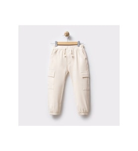 Erkek Çocuk Kargo Cepli Paçası Beli Lastikli Jogger Pantolon (Çok Renkli)